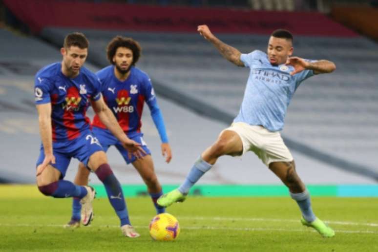 Manchester City encara o Crystal Palace fora de casa (Foto: CLIVE BRUNSKILL / POOL / AFP)