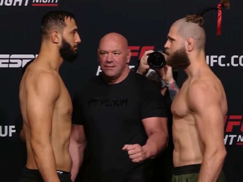 Dominick Reyes e Jiri Prochazka fazem a luta principal do UFC Vegas 25 (Foto: Reprodução YouTube UFC)
