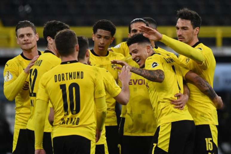 Borussia Dortmund vai em busca de sua quinta conquista na Copa da Alemanha (Foto: INA FASSBENDER / POOL / AFP)