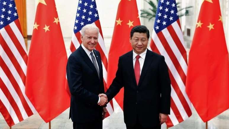 O presidente Biden &eacute; um dos pol&iacute;ticos americanos mais experientes no trato com l&iacute;deres chineses. Nesta foto, quando era vice-presidente de Obama, em 2013.