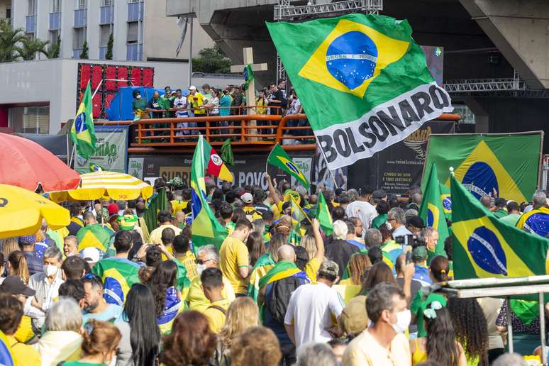 Netinho cantou o hit 'Milla' durante ato pró-Bolsonaro na cidade de São Paulo, no sábado (1º)