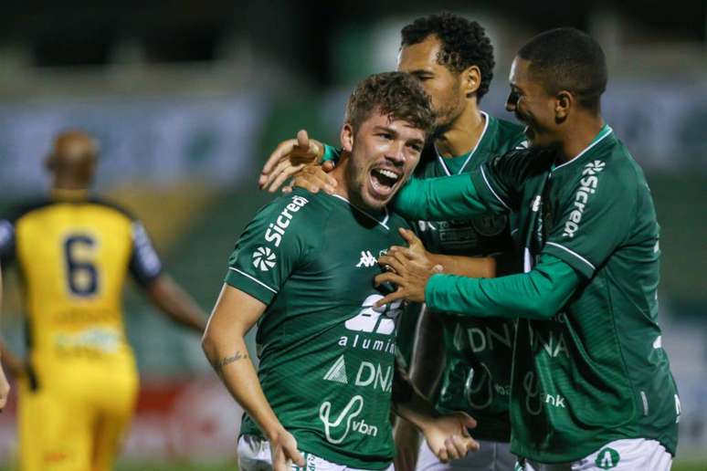 O Guarani venceu o Novorizontino por 2 a 1, no Brinco de Ouro (Foto: Divulgação/Guarani)