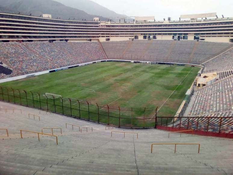 Estádio Monumental recebeu jogo do Palmeiras, pela Libertdores, há três semanas (Foto: Reprodução/Todo Sport)