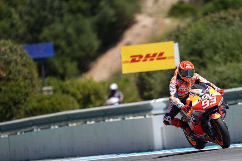 Marc Márquez ficou apenas com a 9ª posição em Jerez 