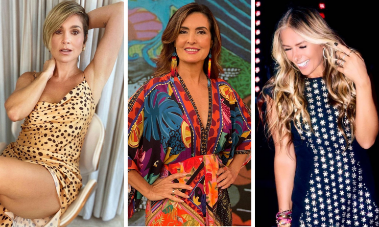 Flávia Alessandra, Fátima Bernardes e Adriane Galisteu: mais lidas (Fotos: Reprodução/Instagram)