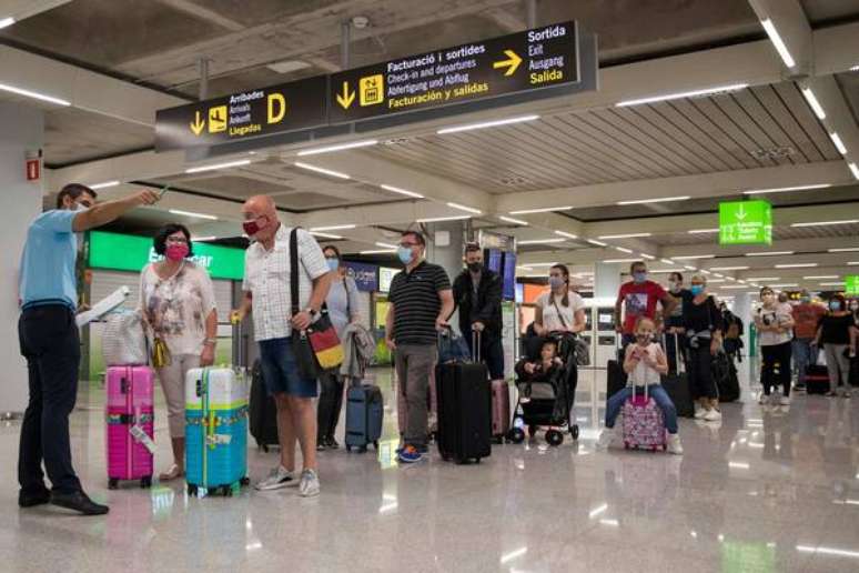 Movimentação no Aeroporto de Palma de Mallorca, na Espanha, em 22 de junho de 2020