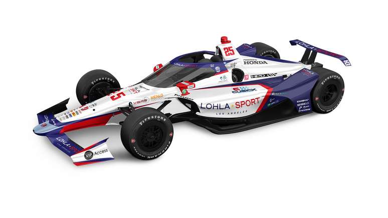 O carro de Stefan Wilson para a Indy 500 