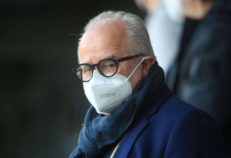 Presidente da Associação Alemã de Futebol (DFB), Fritz Keller
24/03/2021
REUTERS/Wolfgang Rattay