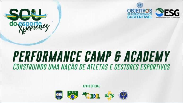 SDE Performance Camp &amp; Academy será no interior de São Paulo, em julho (Foto: Divulgação/Sou do Esporte)