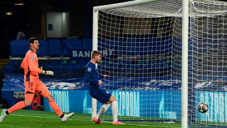 Werner marcou na vitória do Chelsea (Foto: Glyn KIRK / AFP)
