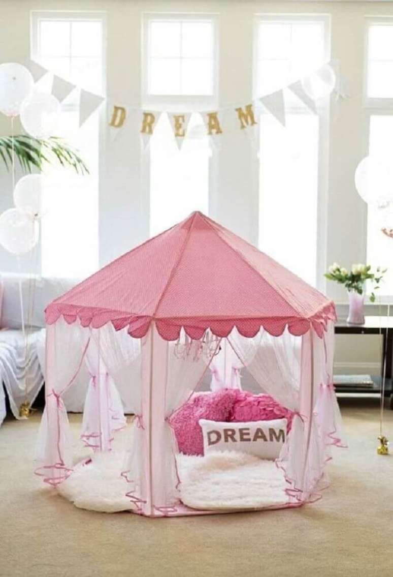 36. Mais uma ideia de cabaninha para decorar a sua festa