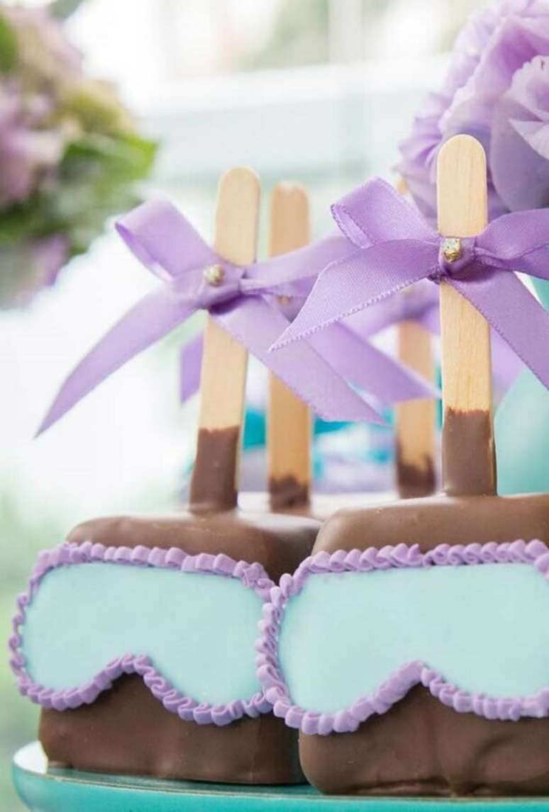 51. Docinhos personalizados para festa do pijama – Foto: Ideias Decor