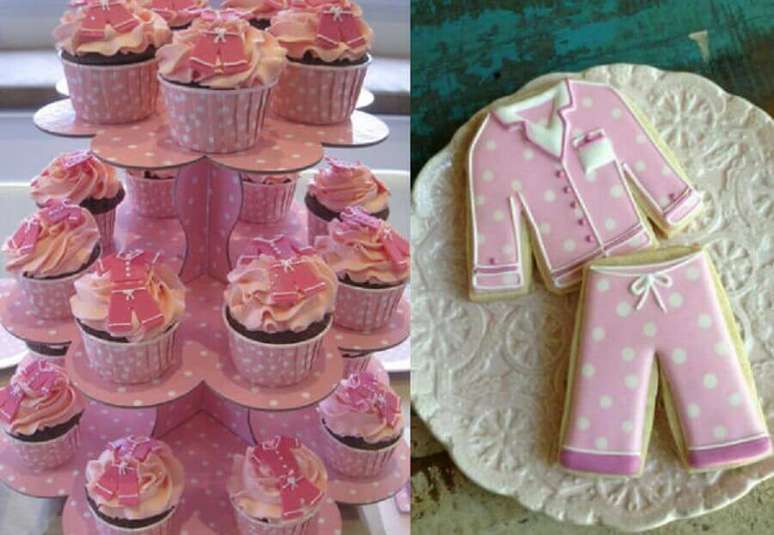 13. Lindos docinhos confeitados iguais a pijamas