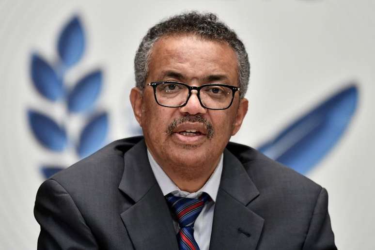 Diretor-geral da OMS, Tedros Adhanom Ghebreyesus
3/7/2020
Fabrice Coffrini/Pool via REUTERS