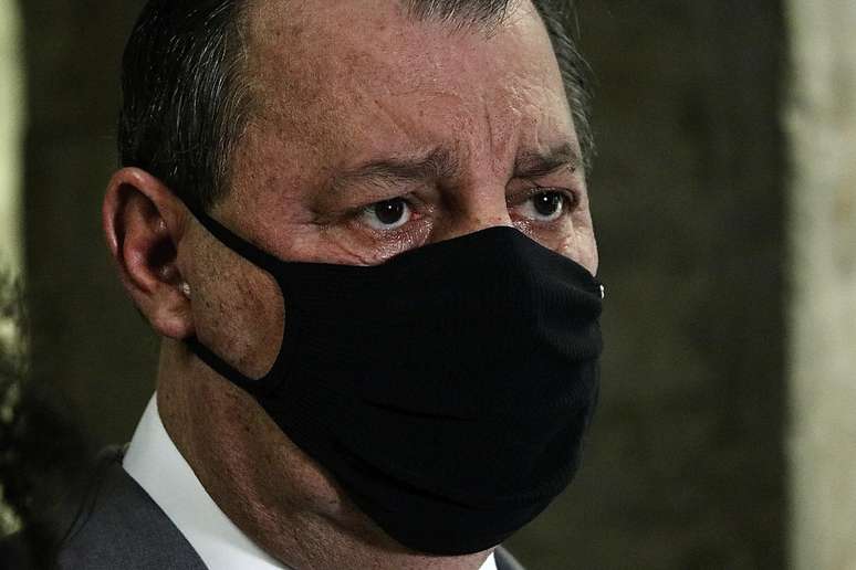 Senador Omar Aziz, presidente da comiss&atilde;o da CPI da Covid-19, no Senado Federal