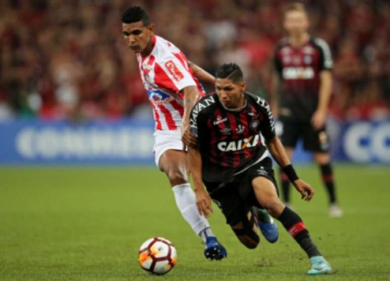 Final da Sul-Americana de 2018, contra o Athletico-PR, foi um dos grandes momentos da história do Junior (Foto: AFP)