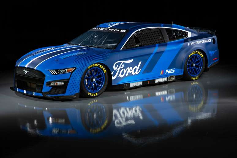 O novo Mustang, da Ford, na Nascar 2022 