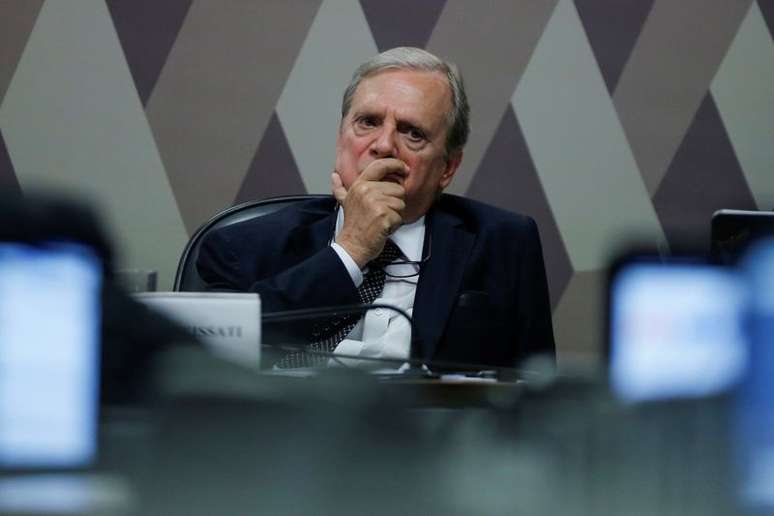 Senador Tasso Jereissati em comissão no Senado
4/9/2019 REUTERS/Adriano Machado