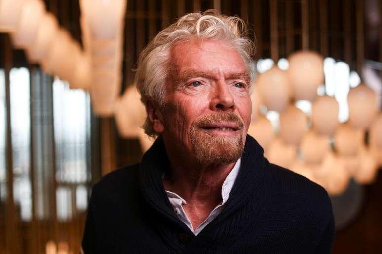 Richard Branson, fundador do grupo Virgin. 21/2/2020. REUTERS/Simon Dawson
