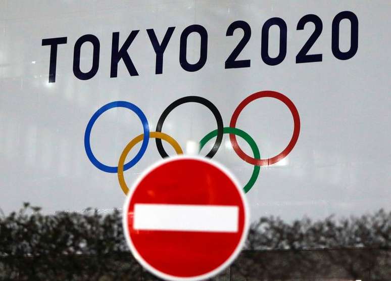 Logo da Olimpíada Tóquio-2020 em Tóquio
22/01/2021 REUTERS/Issei Kato