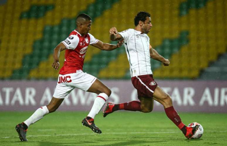 Fluminense venceu o Santa Fe na Colômbia e receberá equipe no Maracanã (Foto: Lucas Merçon / Fluminense FC)