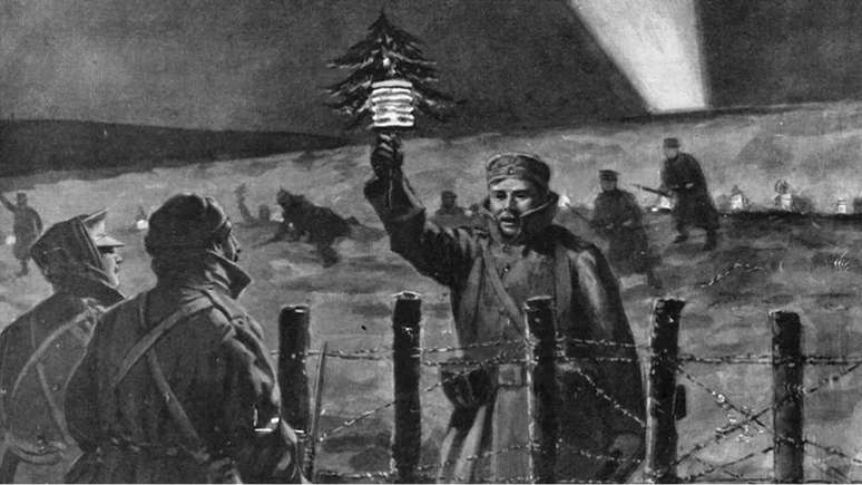 'Algu&eacute;m, disse 'ser&aacute; que v&atilde;o atirar hoje?'. 'Acho que hoje n&atilde;o''