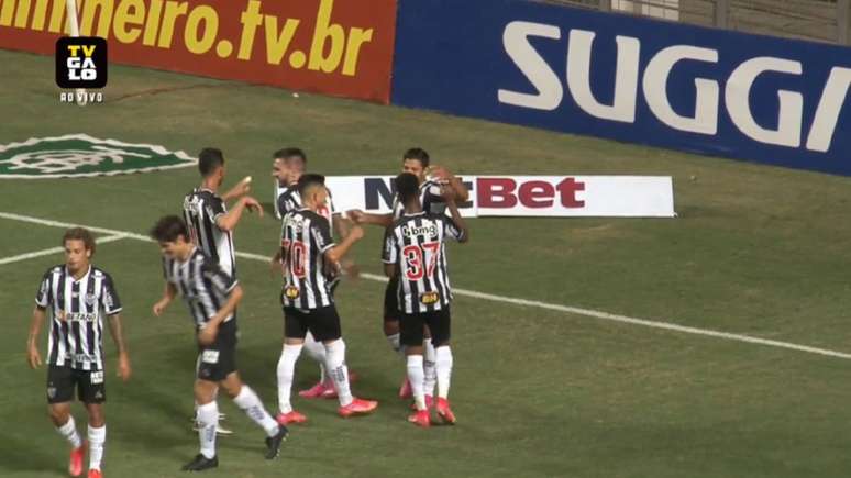 No jogo de ida, o Galo venceu o time de Tombos por 3 a 0 e está perto de mais uma decisão no Estadual de Minas Gerais-(Reprodução / Galo TV)