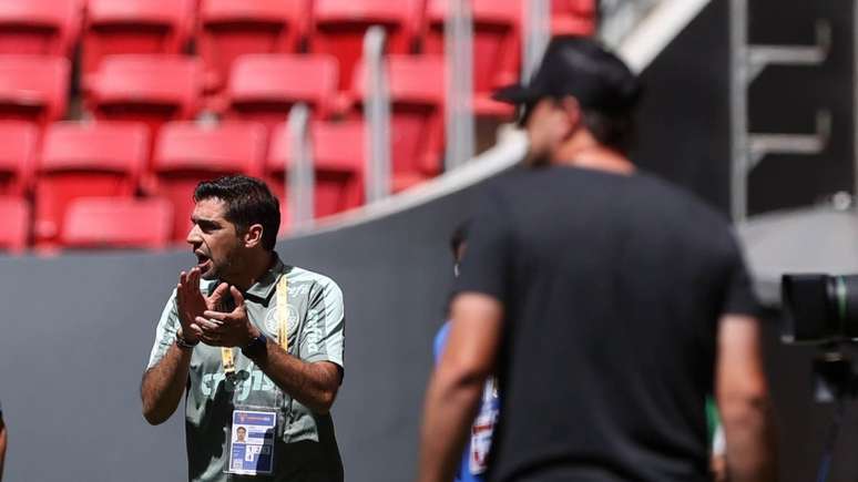 Abel Ferreira foi expulso no primeiro tempo da Supercopa do Brasil (Foto: Cesar Greco/Palmeiras)