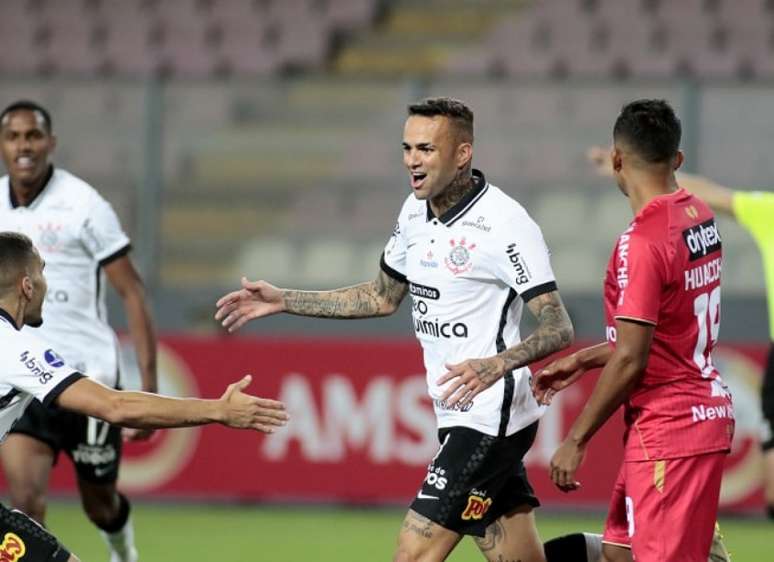 Contra o Huancayo, Luan fez dois gols em um jogo pela segunda vez pelo Timão (Foto: Rodrigo Coca/Ag. Corinthians)