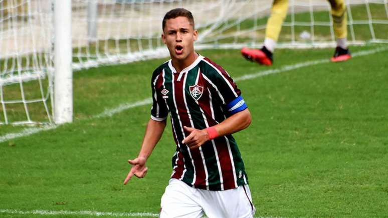 Arthur fez o segundo gol do Fluminense na partida (Foto: Mailson Santana/Fluminense FC)