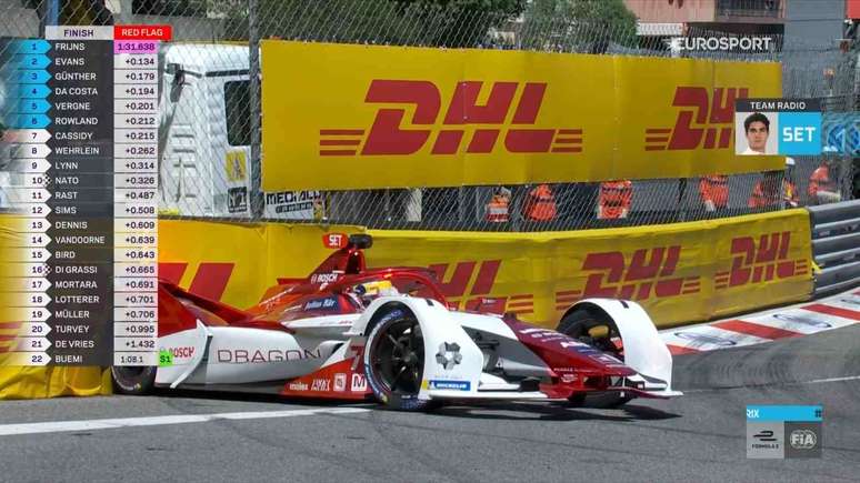 Sette Câmara bateu na última curva do circuito monegasco 