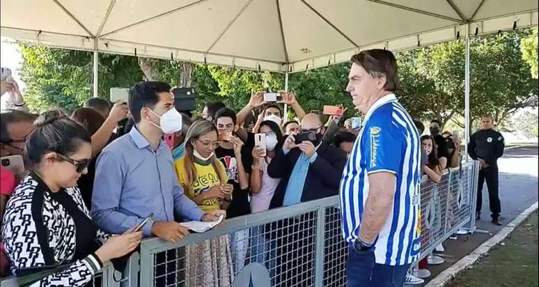 Presidente Jair Bolsonaro participou de encontro com evangélicos na manhã deste sábado, 8, em Brasília; evento foi transmitido em rede social.