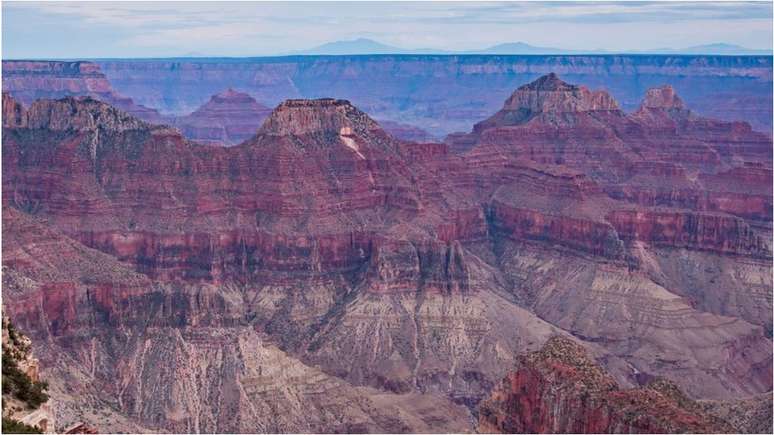 Vista aérea do Grand Canyon, no Estado americano do Arizona