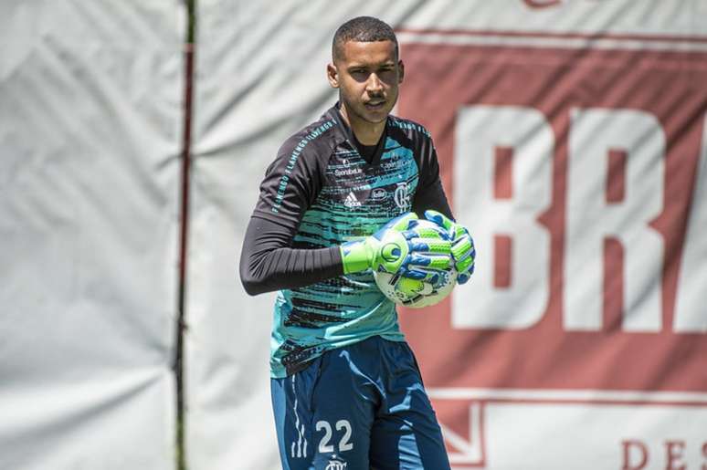 Gabriel Batista será titular contra o Voltaço (Foto: Alexandre Vidal/Flamengo)