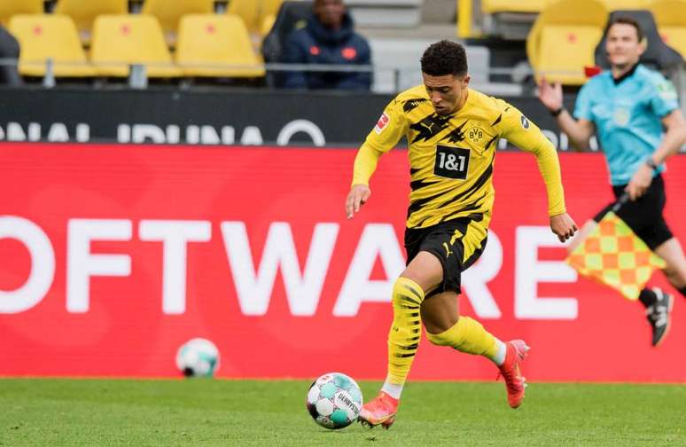 Sancho foi o cara do jogo, com dois gols na vitória do Dortmund (Foto: Divulgação/Borussia Dortmund)