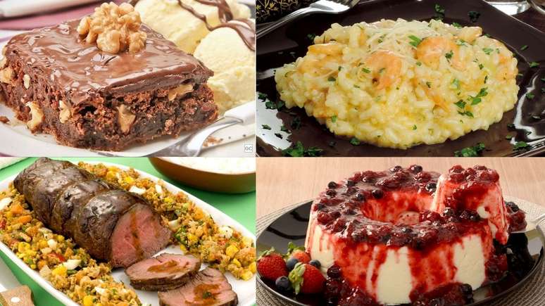 Escolha os pratos preferidos da sua mãe!