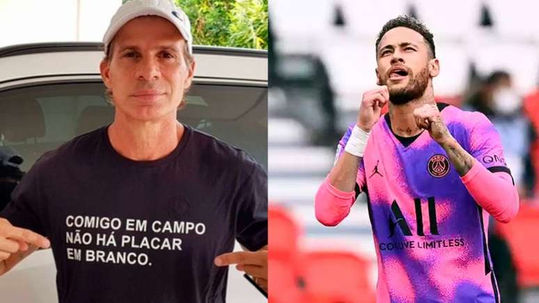 Túlio deu conselho para Neymar (Montagem LANCE!)