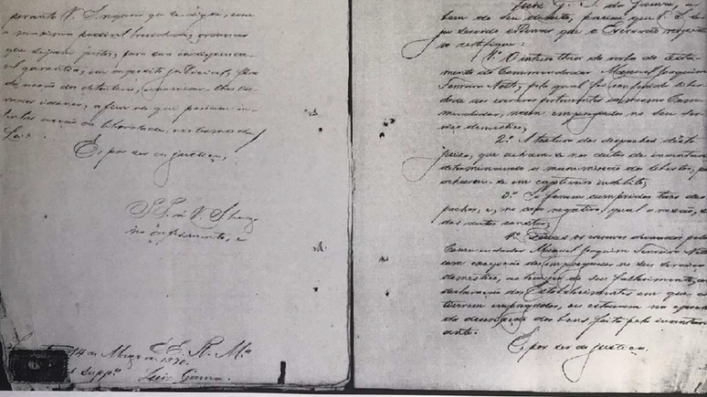 O historiador Bruno Rodrigues de Lima precisou decifrar as várias caligrafias do processo