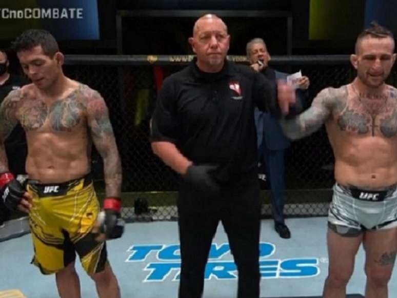 Diego Ferreira acabou sendo derrotado por Gregor Gillespie no card do UFC Vegas 26 (Foto: Divulgação)