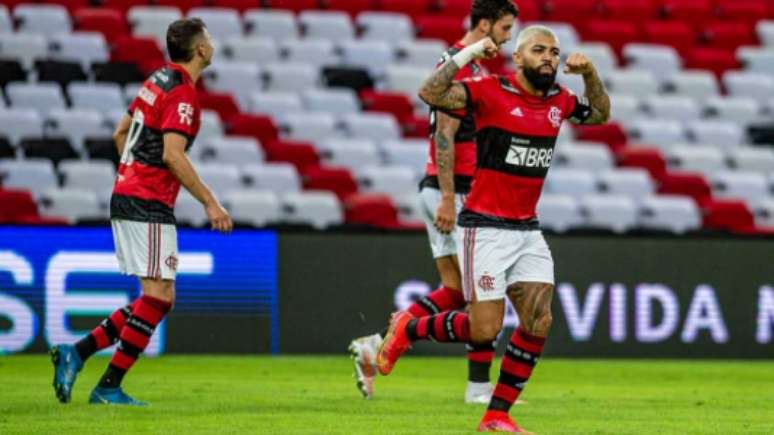 Gabigol marcou duas vezes e deu passe para gol de Michael (Foto: Marcelo Cortes/Flamengo)