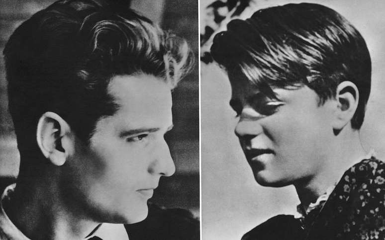 Esta foto mostra Hans e Sophie Scholl como estudantes por volta de 1940