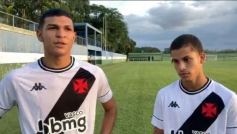 Marcos Paulo e Gabriel Paz marcaram (Reprodução/Vasco Base)