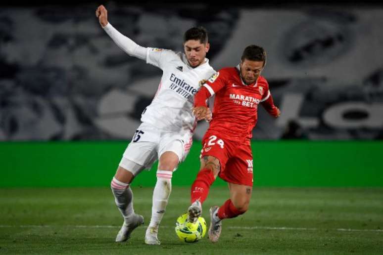 Real perdeu a chance de assumir a liderança após empate(Foto: PIERRE-PHILIPPE MARCOU / AFP)