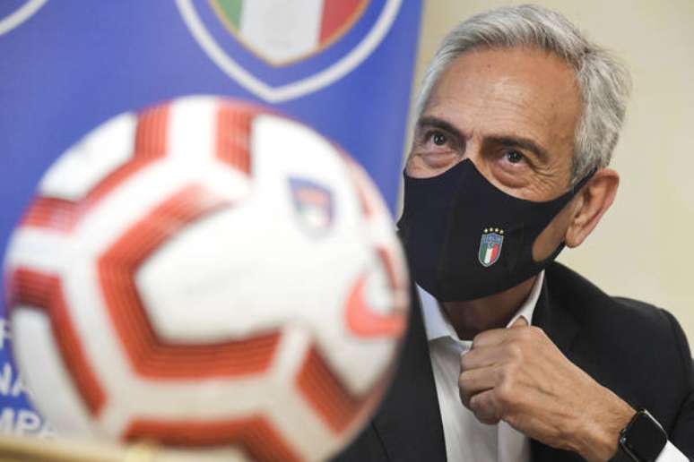 Gabriele Gravina, presidente da Federação Italiana de Futebol (Figc)