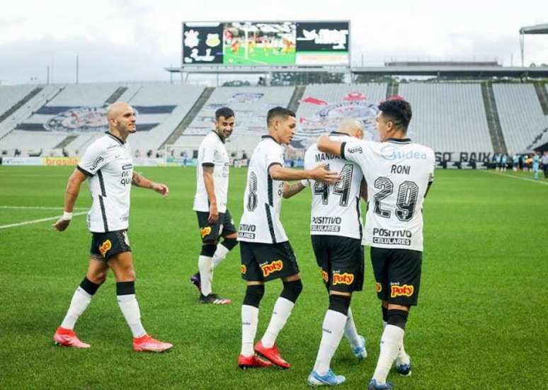 Timão comemorou a marca de melhor campanha neste formato do Paulista (Foto: Rodrigo Coca/Ag. Corinthians)