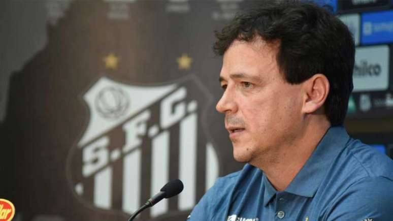 Fernando Diniz foi apresentado como novo técnico do Santos nesta segunda (Foto: Divulgação/Santos FC)