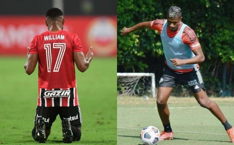 William já estreou, mas Orejuela ainda não atuou pelo Tricolor (Foto: Staff Images/CONMEBOL e Reprodução/Twitter)