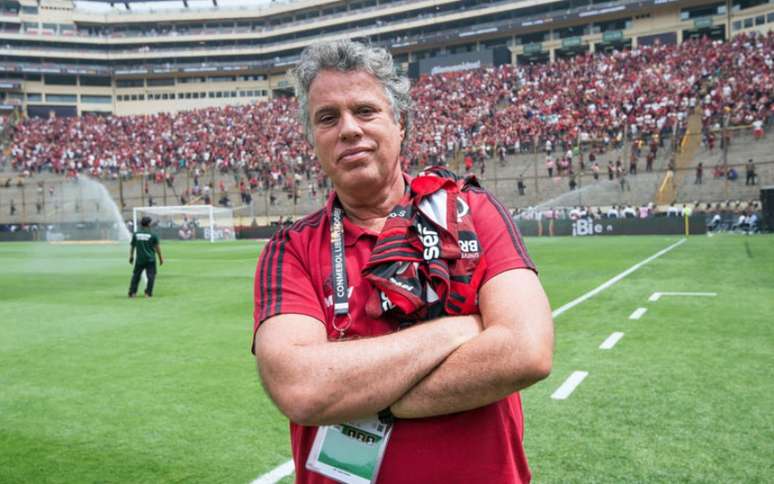 Gustavo Oliveira, vice-presidente de comunicação e marketing do Flamengo (Foto: Alexandre Vidal/CRF)