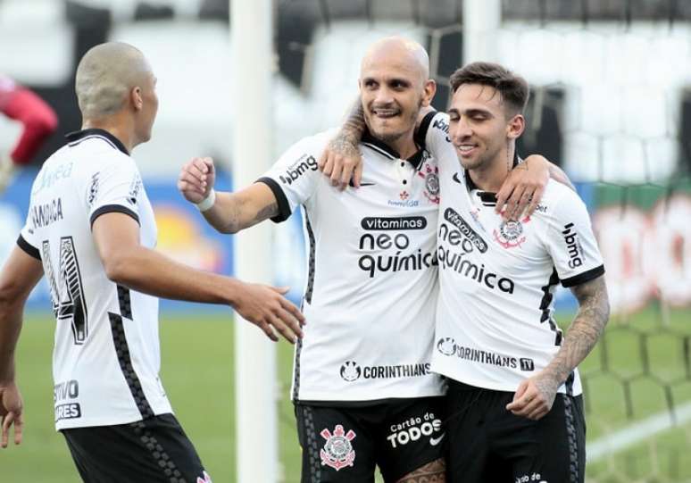 Jovens e veteranos honraram o tamanho do Corinthians e venceram (Foto: Rodrigo Coca/Ag. Corinthians)