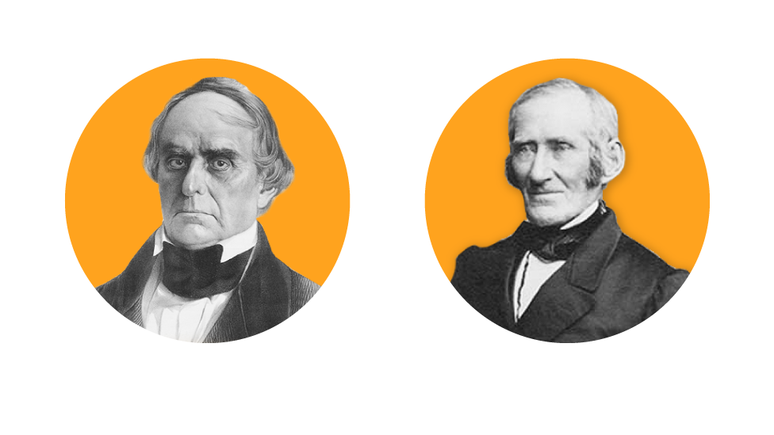 Daniel Webster e David Lee Child, advogados de Mundrucu